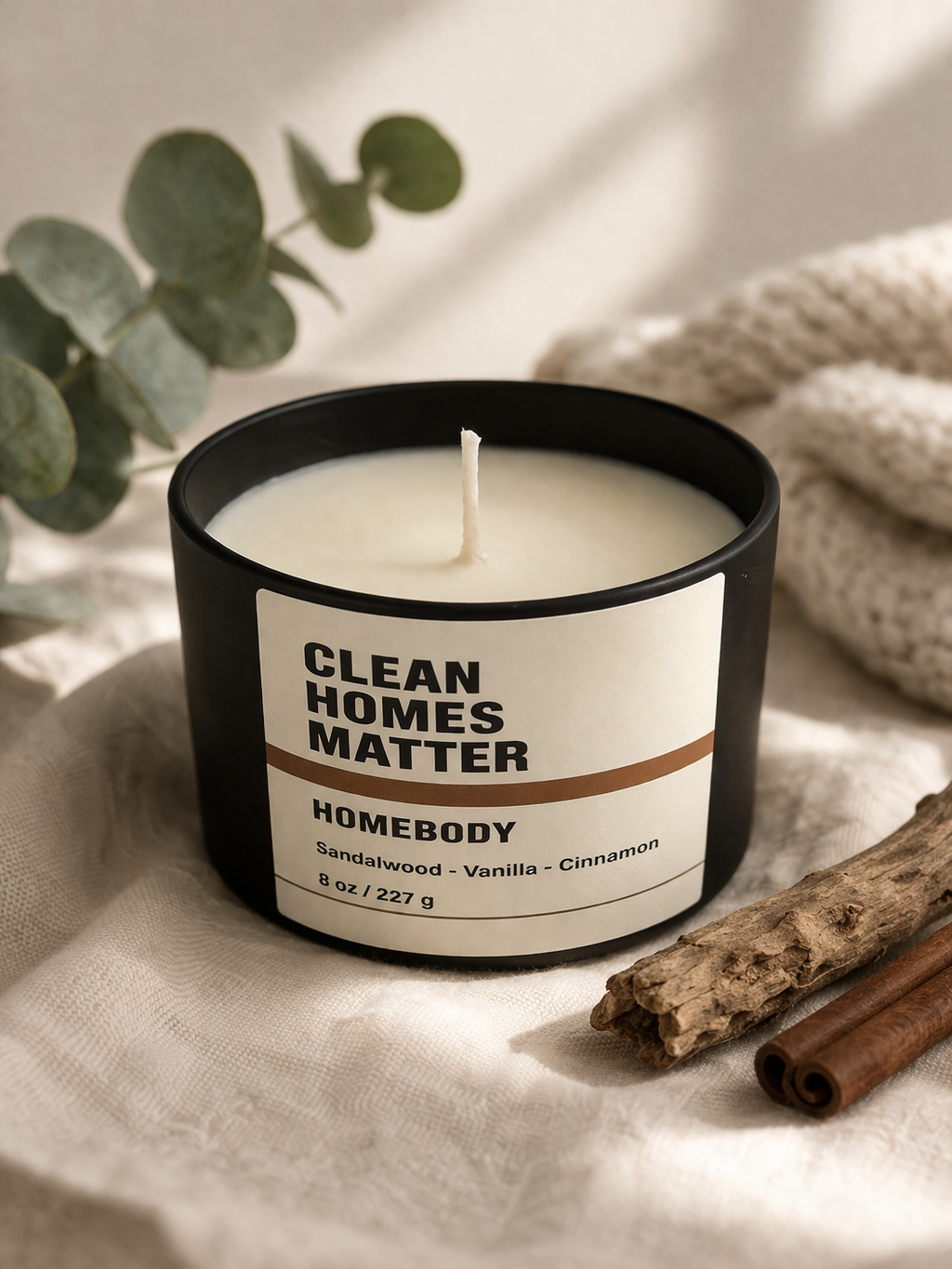Homebody – Luxury Coconut Soy Candle | Clean Homes Matter