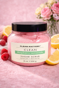 Clean Raspberry Lemonade Sugar Scrub – Exfoliating Body Polish | Clean Matters